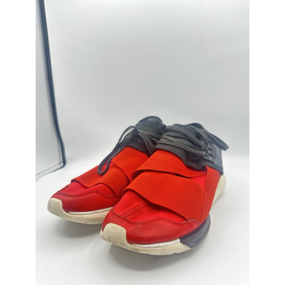 adidas Y-3 Qasa High Red Black S83174 2015 Yohji Yamamoto US 8.5 Sneakers